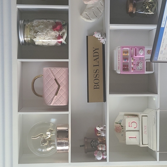 Pretty in Pink Gold Handbag Purse Room Office Home decor Glamorous Decorative - Picture 6 of 9